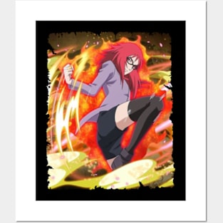 KARIN UZUMAKI MERCH VTG Posters and Art